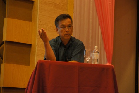 Star's Daniel John stressing a point.