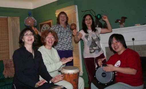 Nita having fun with friends