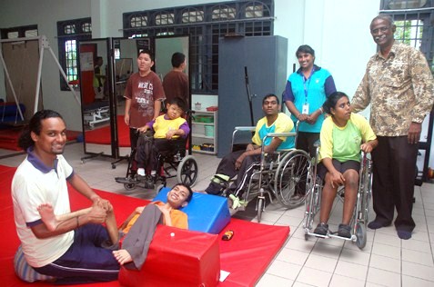 Physio class at Bethany Home