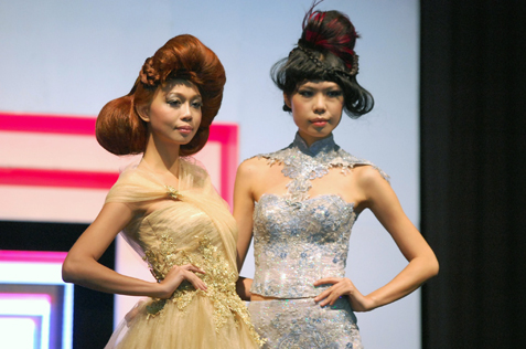 Hair by Winnie Loo - World  Class Hair Show @ IBE 2013 in KLCC