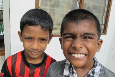 The two youngest children 