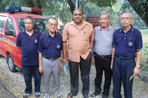 (L-R) Cassian, Francis Roger, Jeyaseelen, Kassim and Kong