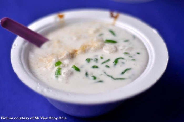 Famous chendol at the food stall