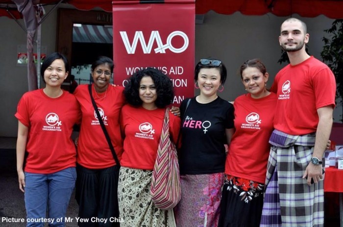 Women's Aid Organization  in action during the event