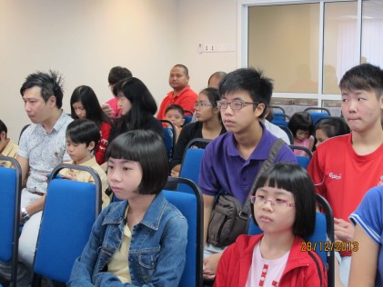 A cross section of the audience