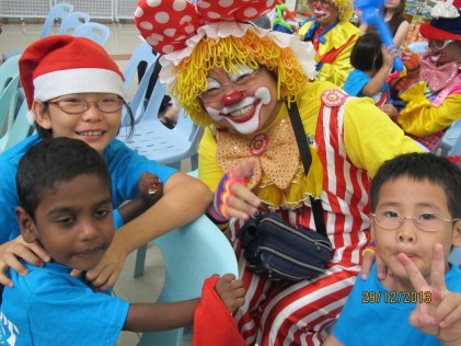 Sweetie the clown and her antics