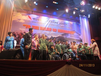 Various versions of Thank  You was given by the residents