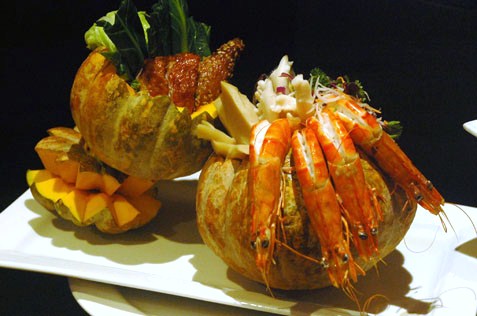 A must try on the buffet line is the Treasure Pot