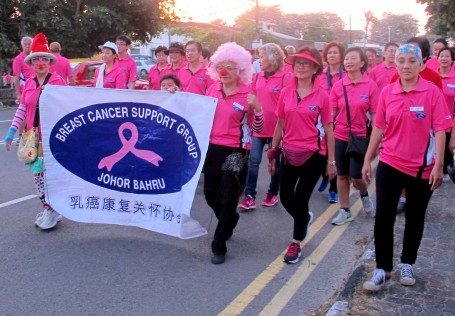    Members of BCSG walked from their old centre at Jalan Rengas to the new centre at Jalan Ru.