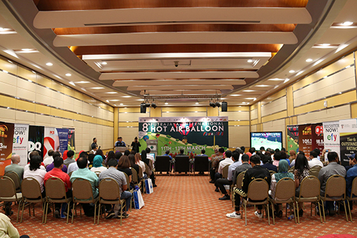 The 8th Putrajaya Hot Air Balloon Fiesta's official press conference held inside of Dewan Seri Melati in Precint 3, Putrajaya.