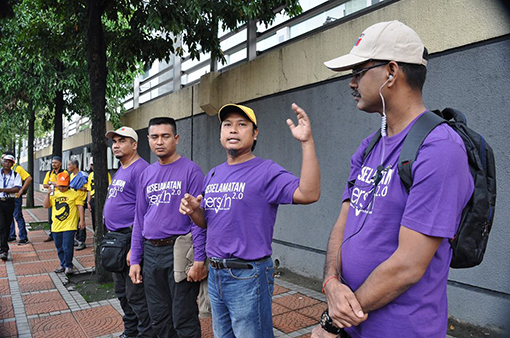The Bersih 5.0 Security Team was formed in the early November 2016 after receiving a mutual agreement between different voluntary corps