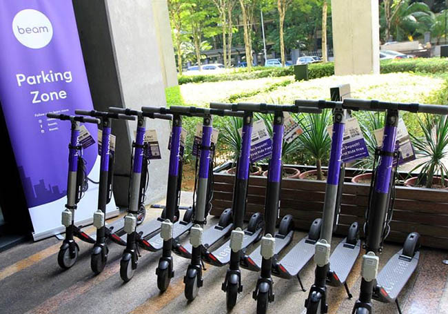 Beam e-scooter CO2 emission
