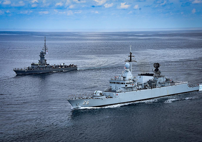 Royal Malaysian Navy fires first missile outside country