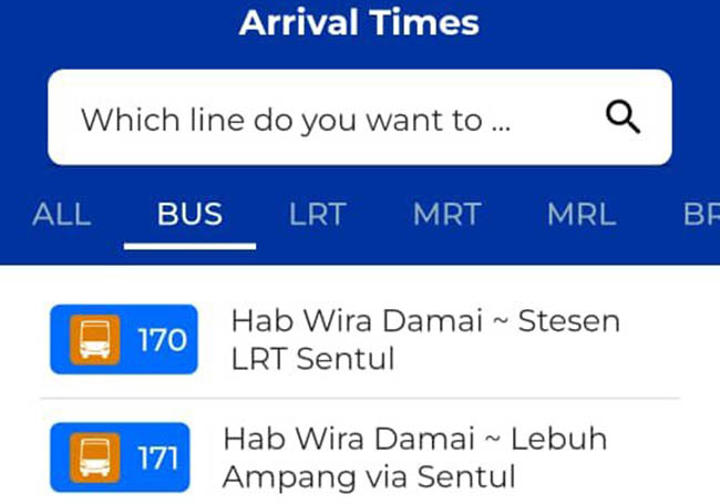  Rapid KL bus 