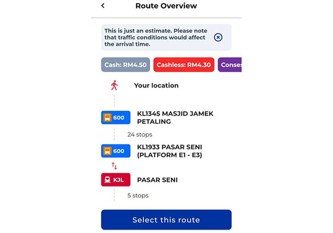  Rapid KL bus 