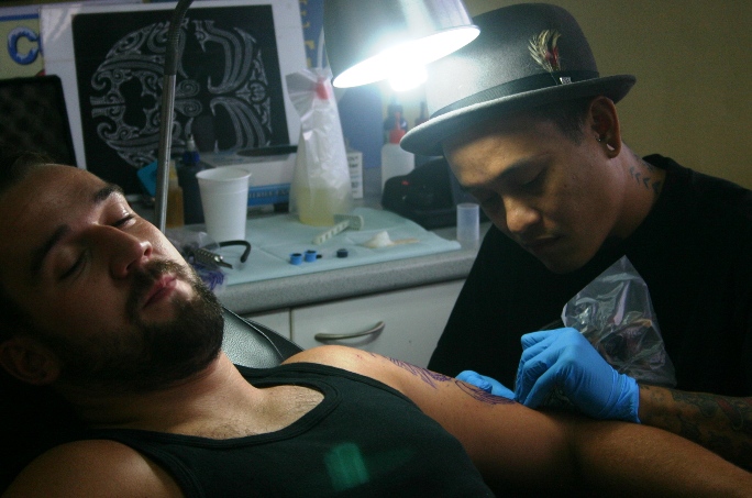 Traditional Iban tattoos