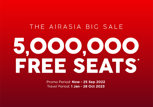 AirAsia sold 500,000 seats 