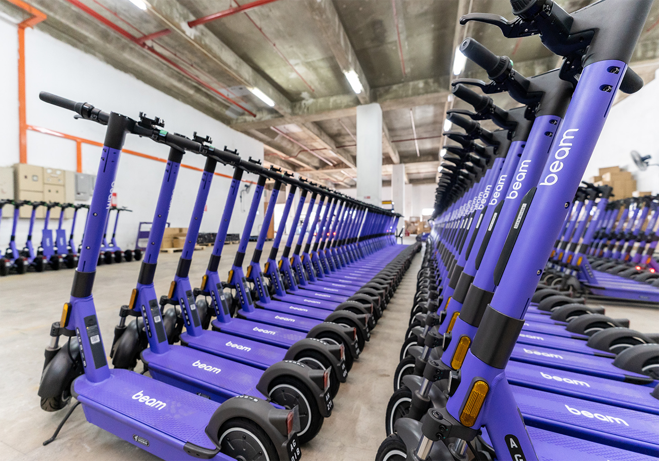 Beam Mobility, the leading e-scooter sharing service provider