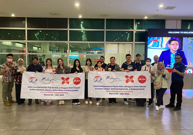 Tourism Malaysia and Air Asia host Taiwanese influencers