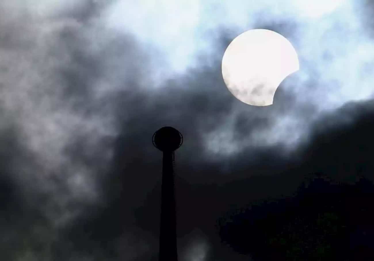 Partial solar eclipse