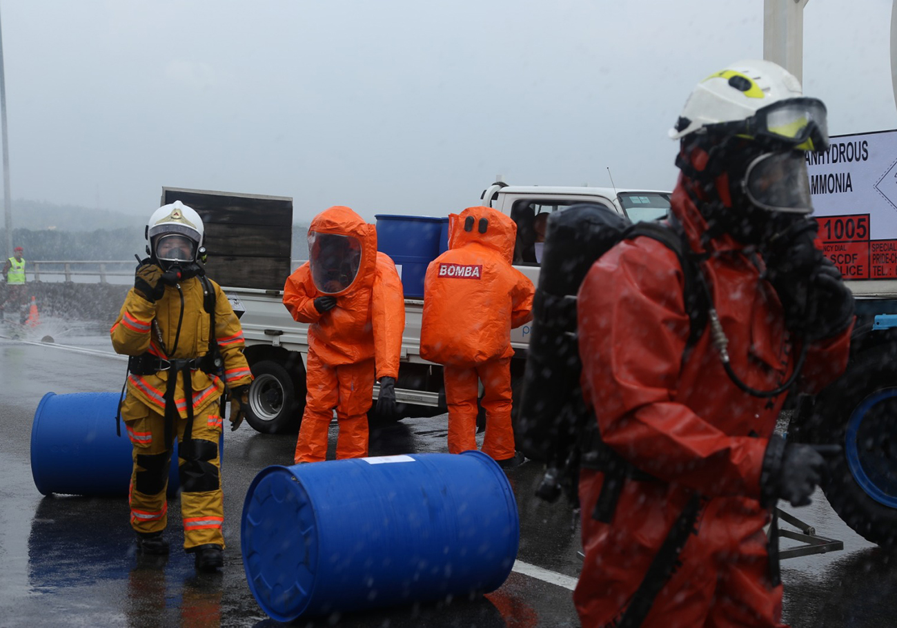 Chemical spill emergency exercise to impact Tuas Second Link
