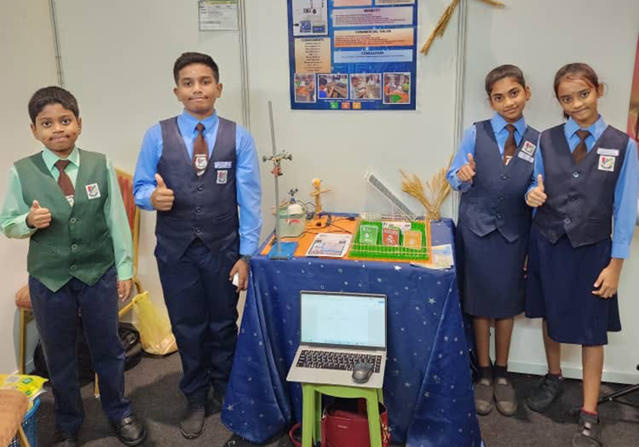 Students from SJK (T) Ladang Bukit Jalil create smart scarecrow