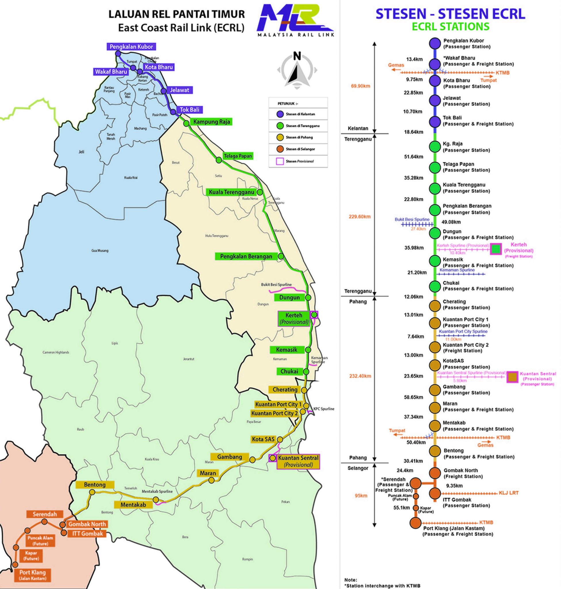 ECRL Passenger Train to Commence Operations at 160km/h in January 2027