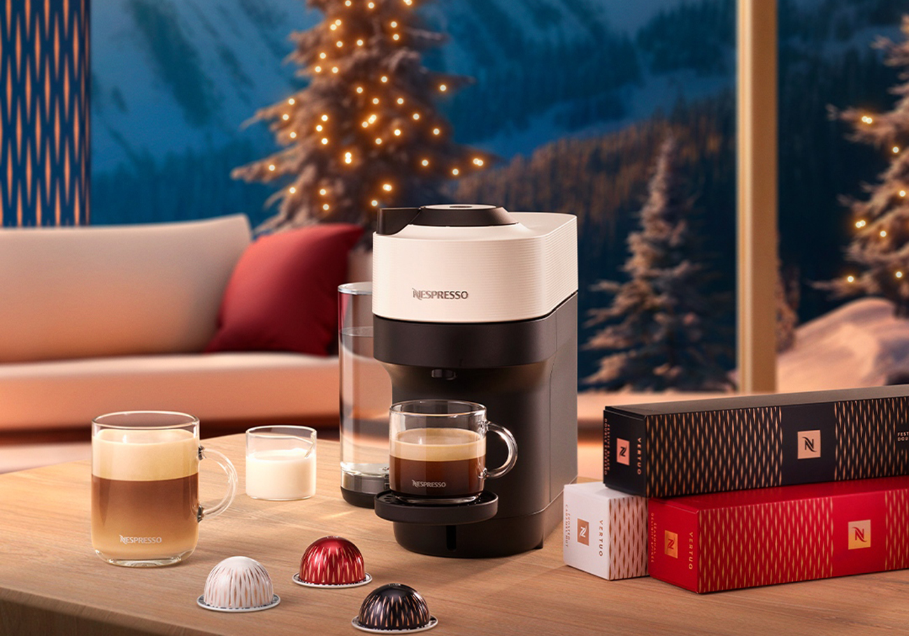Nespresso unveils Alpine-inspired festive collection