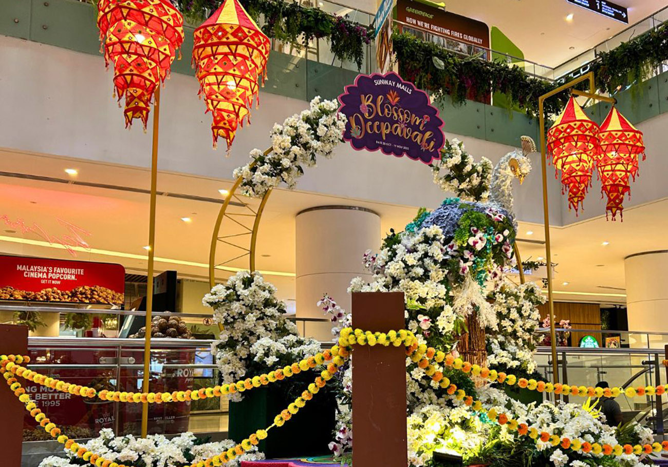 Sunway Malls blossoms with Deepavali delight