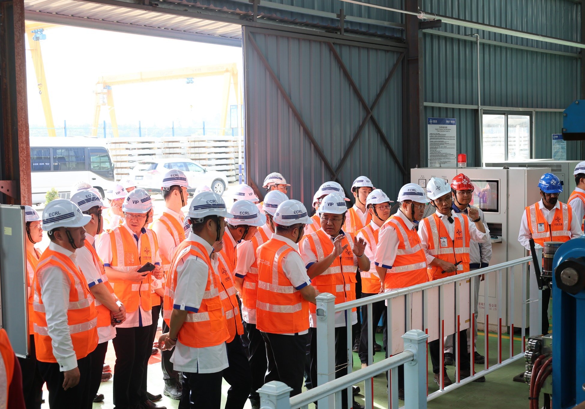 ECRL: Agong inaugurates first track installation