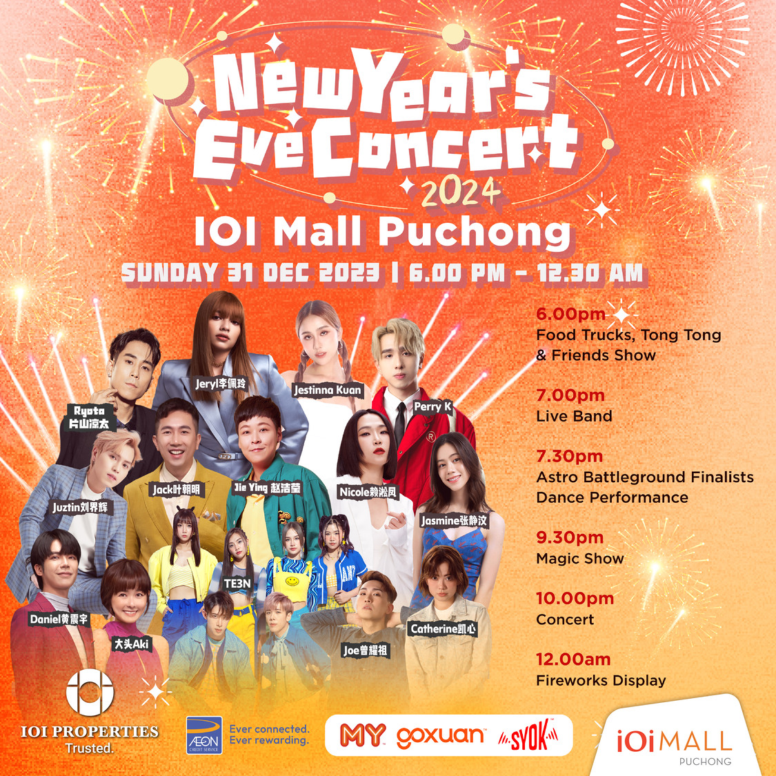 IOI Malls and Astro Radio presents New Year Countdowns