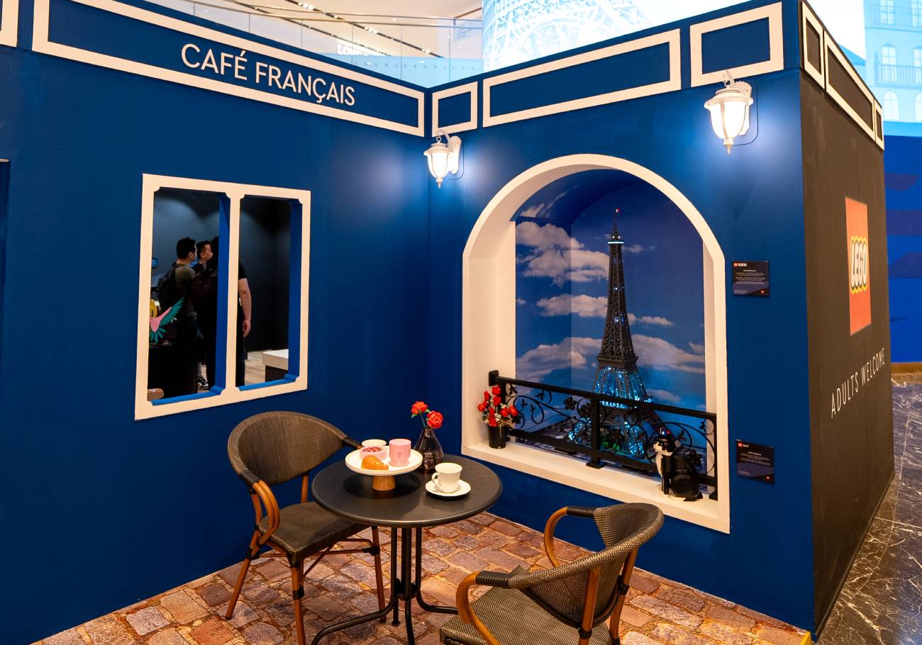 Experience Paris at TRX's LEGO Parisian Café and Art Gallery