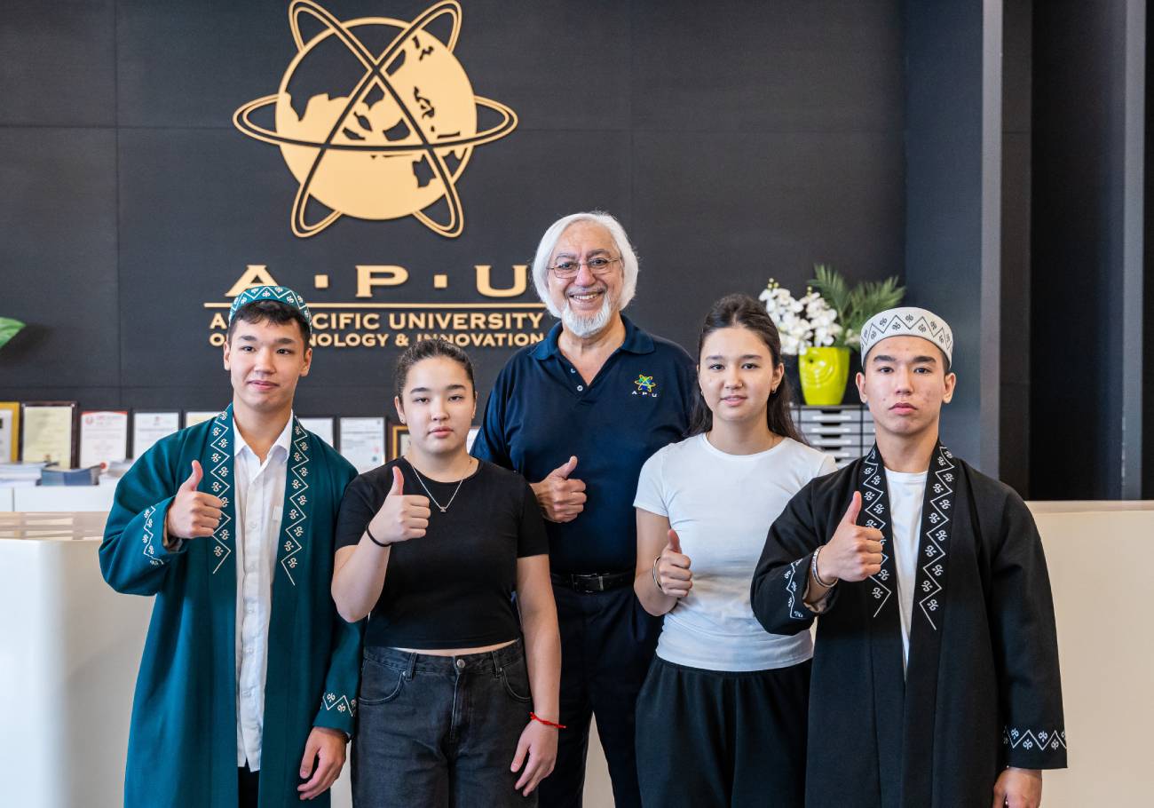 Kazakh quadruplets choose APU for world-class education