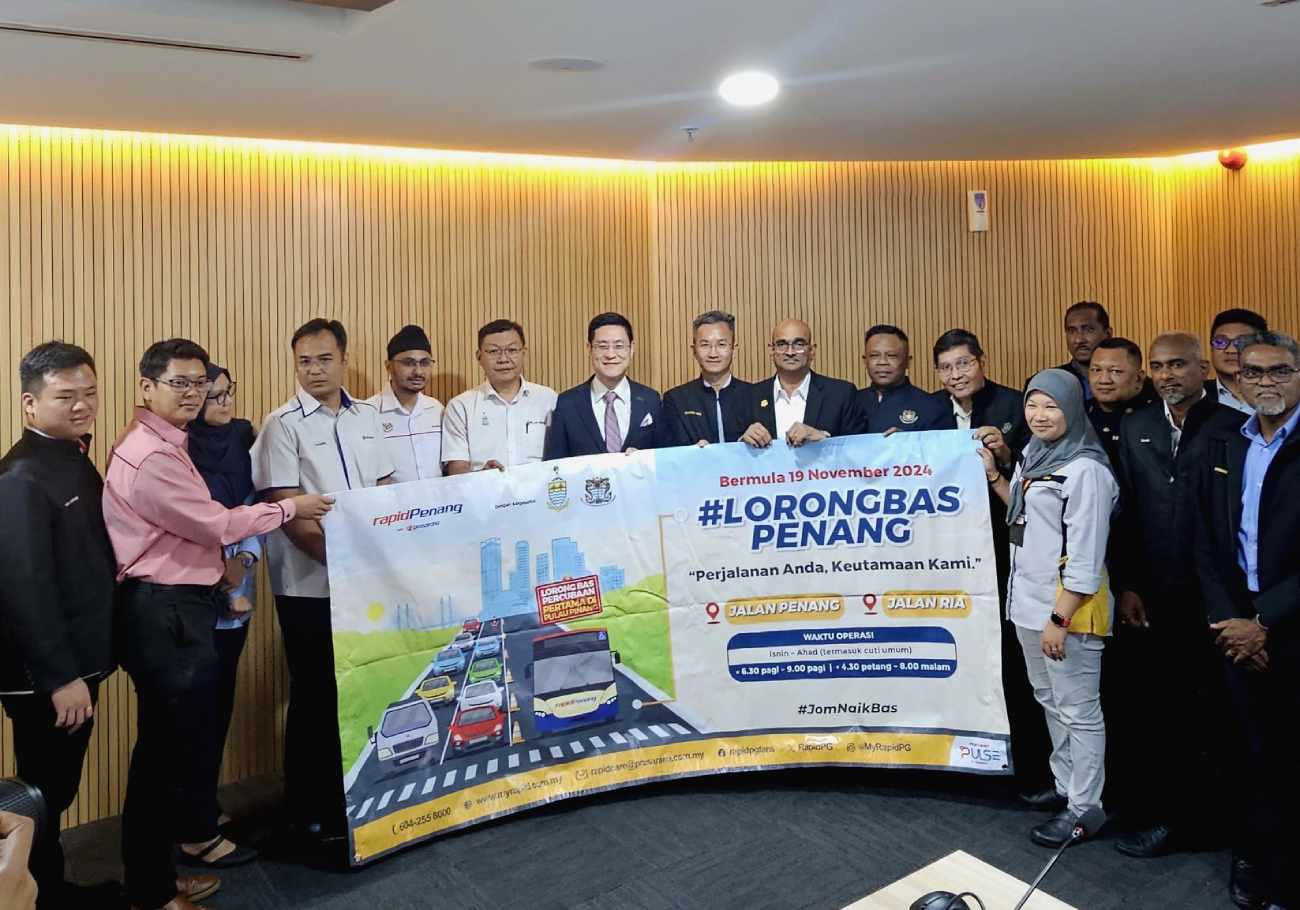Penang launches new bus lane trial to improve commutes